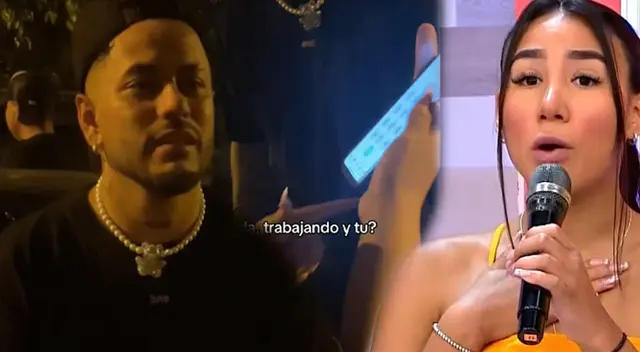 Bryan Torres fue grabando dándole su número a una mujer desconocida.