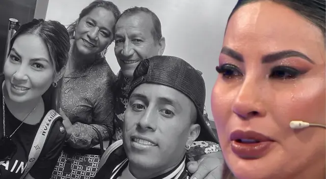 Pamela López rompe en llanto al hablar de la familia de Christian Cueva.