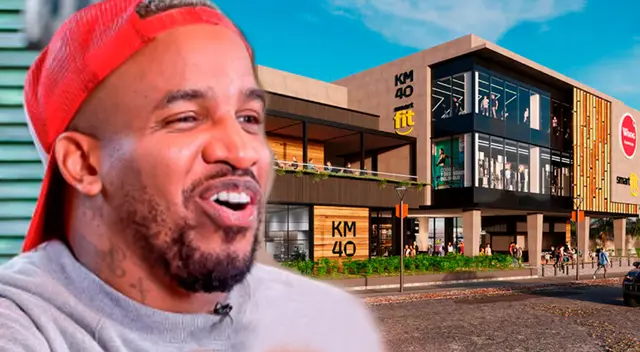 Jefferson Farfán celebra éxito de su mall.