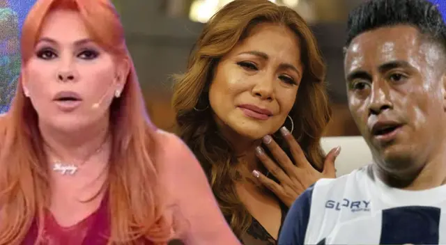 Magaly Medina molesta con Marisol por chats con Christian Cueva.