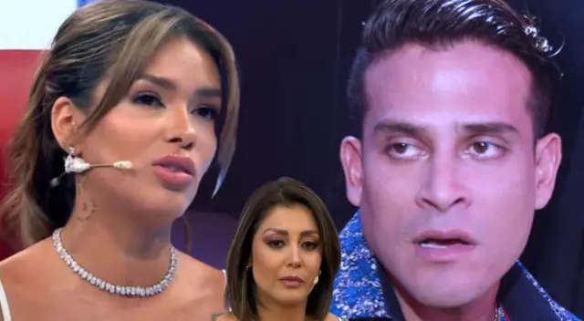 Shirley Arica habla del beso a Christian Domínguez.