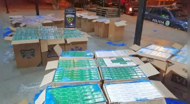 Golpe al contrabando: 5.2 millones de cigarrillos incautados en nueva ruta entre Huanta y Ayacucho. Fuente: Difusión Golpe al contrabando: 5.2 millones de cigarrillos incautados en nueva ruta entre Huanta y Ayacucho. Fuente: Difusión