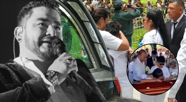 Hijo de Paul Flores se quiebra dedicándole sus últimas palabra y esposa rompe en llanto.