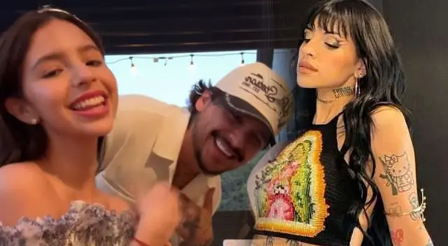 ¿Pura casualidad? Ángela Aguilar y Nodal más cercanos justo después del estreno de "Con otra" de Cazzu