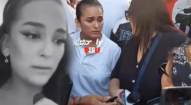 Mujer CONFRONTA a Daniela Darcourt en plena marcha por polémicos comentarios y ella SE DEFIENDE