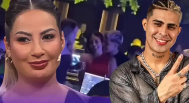 Pamela López y Paul Michael coquetean en discoteca.