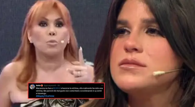 Magaly Medina da duros comentarios sobre Macarena Vélez, pero usuarios la defienden.