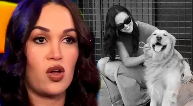 Angie Arizaga se sincera sobre su mascota. Angie Arizaga se sincera sobre su mascota.