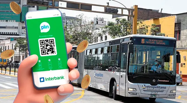 Conoce cuáles son los montos de recarga que se manejarán desde el Plin para el Metropolitano.