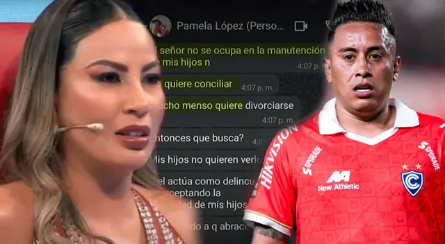 Pamela López se fue contra Christian Cueva tras revelar que pide videos de cámaras de seguridad.