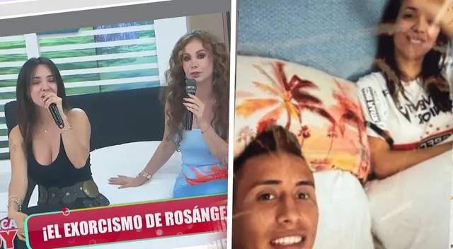 Rosángela Espinoza enfurece EN VIVO al hablar sobre su foto con Christian Cueva y 'América Hoy' RECREA cama
