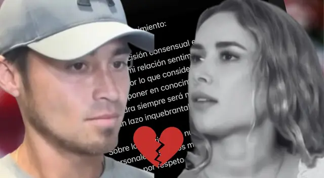 Rodrigo Cuba terminó con Ale Venturo.