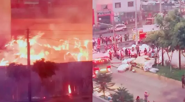 Según los primeros reportes, el fuerte siniestro ocurrió en la avenida Isabel La Católica cerca del Emporio Comercial de Gamarra.