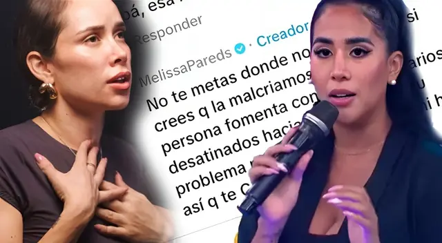 Melissa Paredes EXPLOTA y se pronuncia sobre POLÉMICA entrevista de Ale Venturo