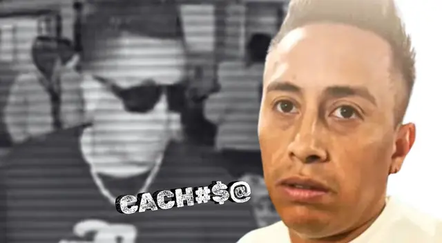 Christian Cueva huye tras escuchar que le gritan 'cachudo'.