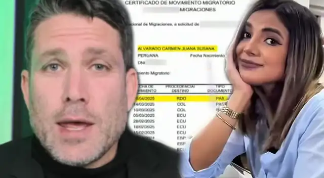 Paco Bazán y Susana Alvarado se escaparon del Perú tras ampay.