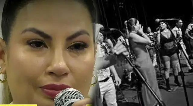 Pamela López la PASÓ mal y vivió ANGUSTIANTE momento cuando animaba show nocturno