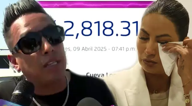 Christian Cueva mostró los pagos que realiza al colegio de sus hijos.