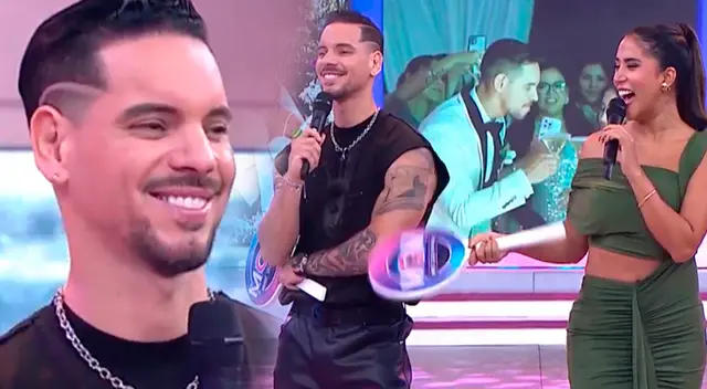 Melissa Paredes y Anthony Aranda sorprenden en vivo.