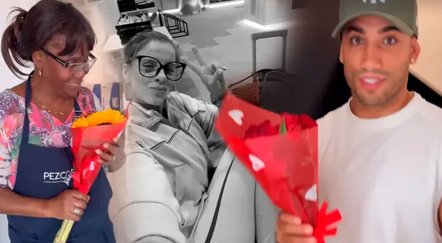 Said Palao realiza tierno gesto con sus trabajadoras del hogar.