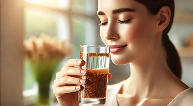 Descubre todos los beneficios del agua de linaza: mejora tu digestión, regula el tránsito intestinal y protege tu corazón.