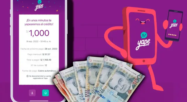 Esto debes hacer si no te aprobaron un crédito en Yape.