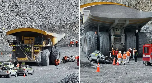 Enorme volquete aplasta y mata al gerente de Antamina, en Áncash.