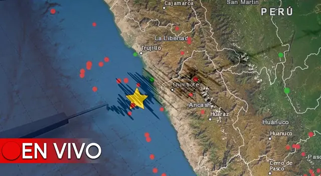 Conoce EN VIVO los temblores que ocurren en el Perú, según IGP.