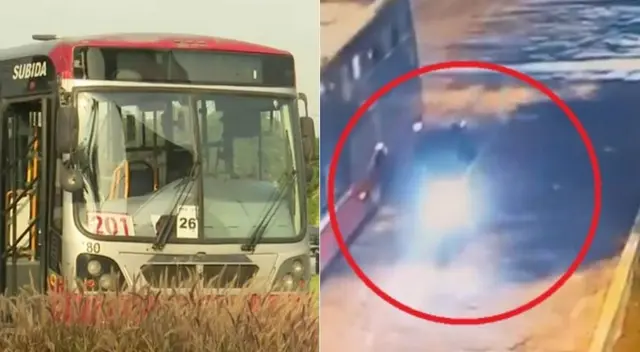 Según los primeros reportes de la PNP, delincuentes interceptaron al bus que transitaba por el óvalo Huarochirí, donde balearon una unidad del Corredor Rojo.