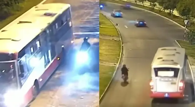 Cámaras de seguridad registraron el ataque de delincuentes contra un bus de la ruta 26 del Corredor Rojo en Ate.