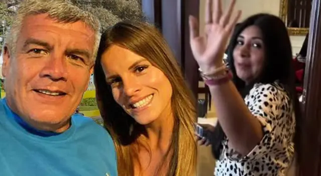 Sergio Baigorria llegó hasta el hotel donde se hospeda Alejandra Baigorria antes de su boda.