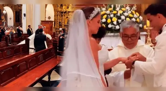 Alejandra Baigorria ingresó a la iglesia cuando estaba vacía.