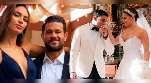 Natalie Vértiz y Yaco Eskenazi asistieron solo a la fiesta de la boda.