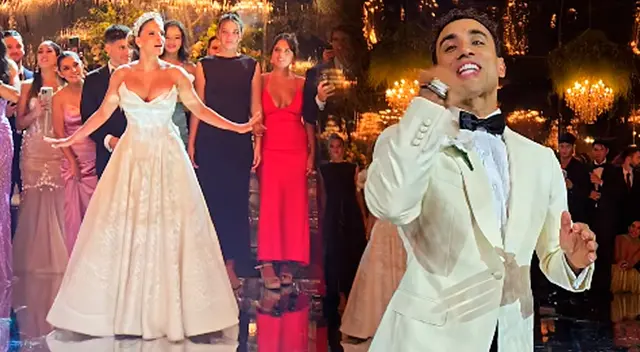 Alejandra Baigorria y Said Palao se presentaron en su celebración.