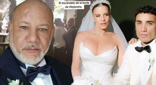 Papá de Said Palao protagoniza BRONCAZA en boda de Ale y Said.