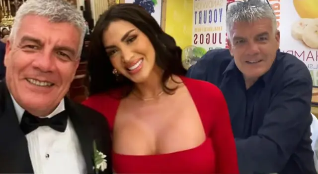 Sergio Baigorria se pronuncia por fotografía con Michelle Soifer.