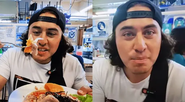 Durante su visita a Perú, un youtuber boliviano quedó impresionado con el ceviche peruano y lo comparó con el de Bolivia.