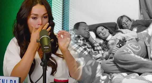 Angie Arizaga rompe en llanto al anunciar que sus padres se separaron Angie Arizaga rompe en llanto al anunciar que sus padres se separaron