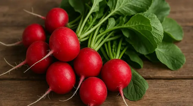 Descubre los múltiples beneficios del rabanito: bajo en calorías, rico en fibra, vitaminas y con poderosas propiedades. Descubre los múltiples beneficios del rabanito: bajo en calorías, rico en fibra, vitaminas y con poderosas propiedades.