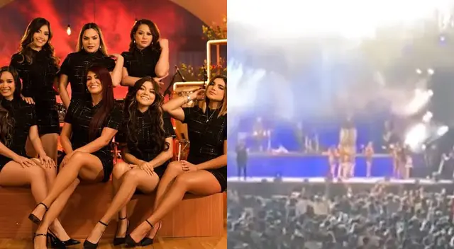 Cantantes de Corazón Serrano fueron atacadas por uno de los asistentes de su concierto.