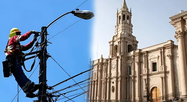 Seal anuncia cortes programados de luz en Arequipa.
