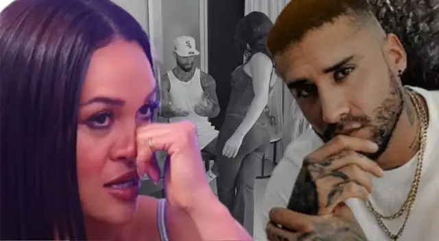 Angie Arizaga sufre fuerte caída tras hacerle un baile sexy a Jota Benz.