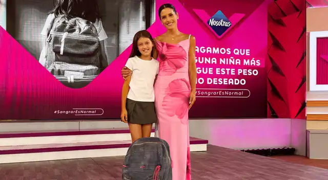 María Pía Copello junto a su menor hija Catalina.