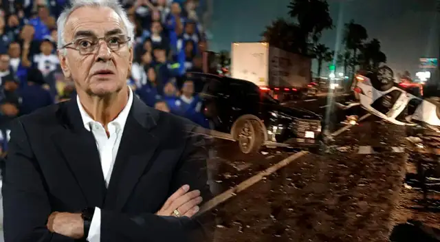 Jorge Fossati PROTAGONIZA accidente de tránsito a la salida de Campo Mar: Auto quedó de cabeza