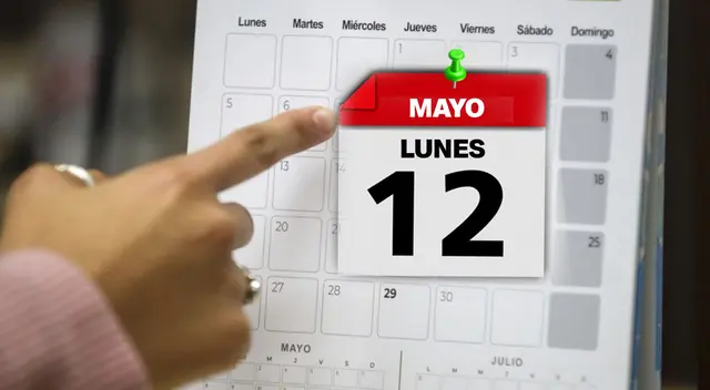 Conoce si este lunes 12 de mayo es feriado o día no laborable en Perú. Conoce si este lunes 12 de mayo es feriado o día no laborable en Perú.