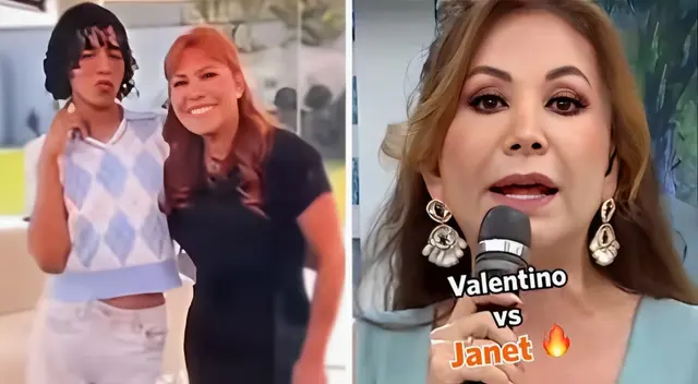 TikToker Valentino SACA PICA a Janet Barboza y PRESUME encuentro con Magaly Medina