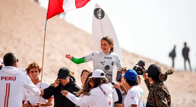 Valentina Escudero se corona campeona sudamericana de surf en Chicama