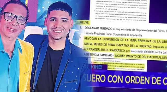 Hijo de Kike Suero en el OJO DE LA TORMENTA por incumplir pensión alimentaria