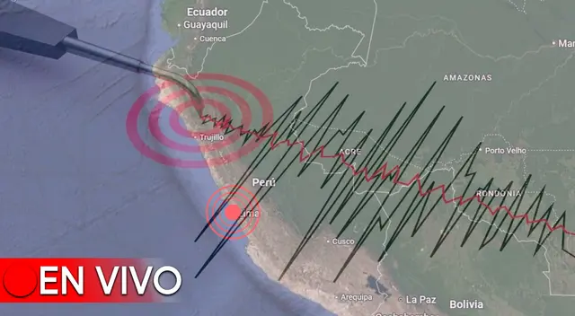 Conoce EN VIVO los temblores que ocurren en el Perú, según IGP.