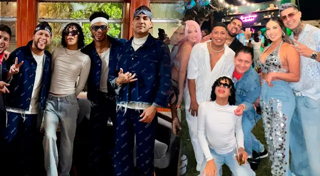 Valentino realizó exclusiva juerga por sus 20 años.